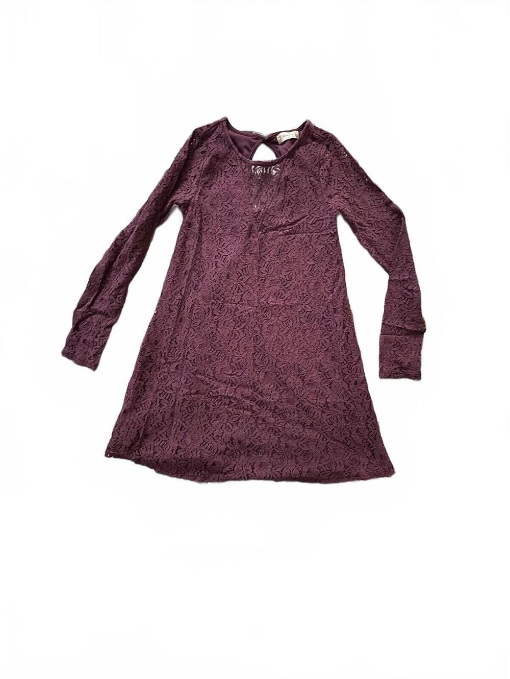 Altar'd State purple Lace fit and flare mini dress